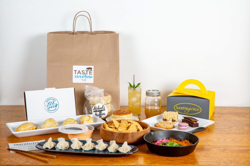 A Taste of Downtown Raleigh Box contactless pickup or delivery Taste Carolina